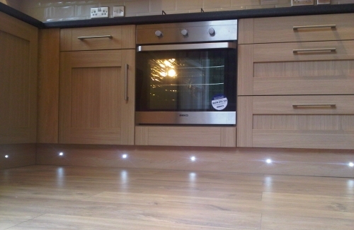 Plinth Lights Installed