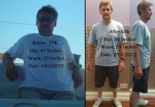 Client John Before & After Shots