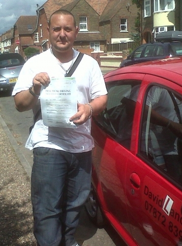 Mark Walkett 1st time pass