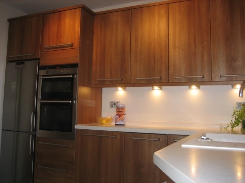 Replacement kitchen with Artis solid surface worktops for Mr McDonnell, Pangbourne