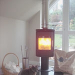 EziLite Fuel Briquettes on woodburning appliance