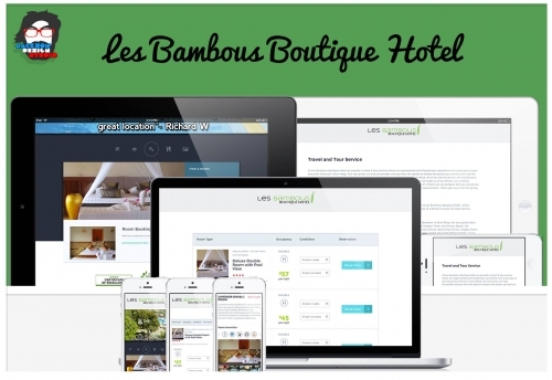 Les Bambous Boutique Hotel Web Design and Dev