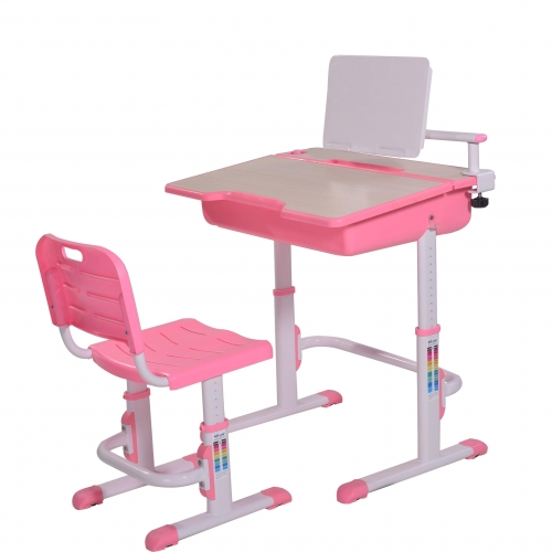Kids Desks Chairs Height Adjustable - Maxi Pink
