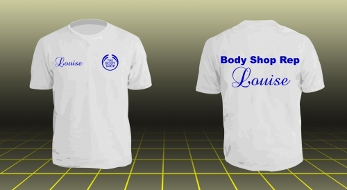 Body Shop Rep Louise Special order T shirts by request