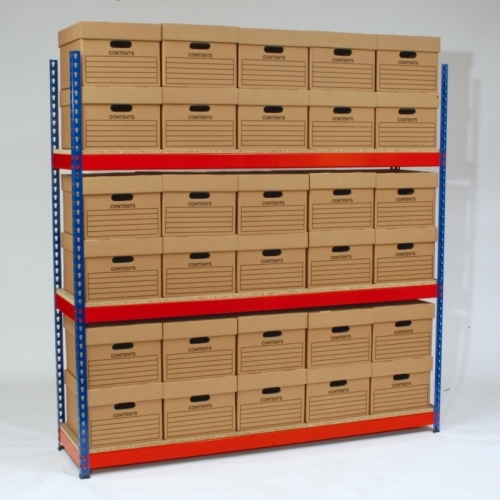 Rivet Racking for Archive Boxes
