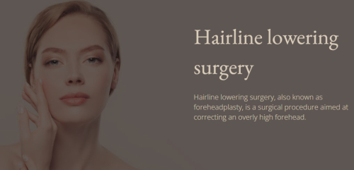Hairline lowering surgery