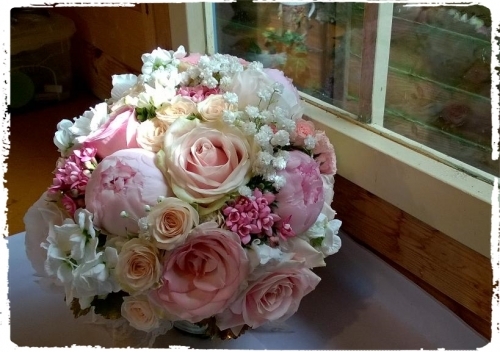Rose and Peony Bridal Bouquet