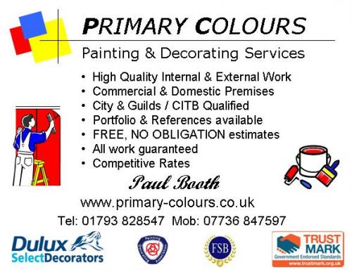 Primary Colours Leaflet