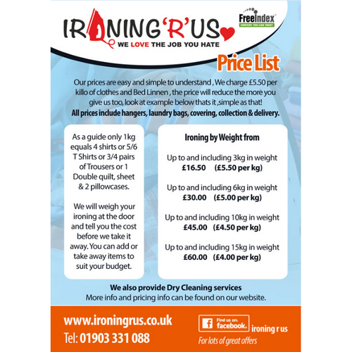 Ironing R Us, Ironing Services In Worthing