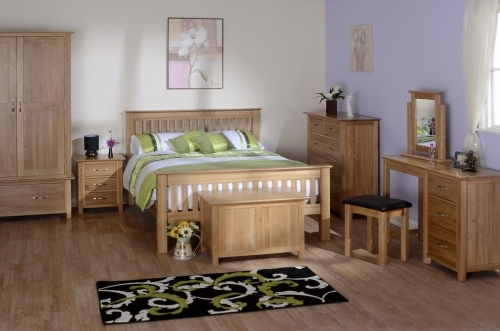 Oxford Contemporary Oak Bedroom Furniture