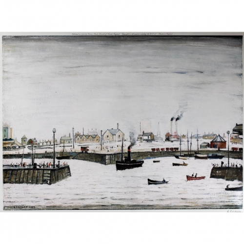L S Lowry Signed Limited Edition print