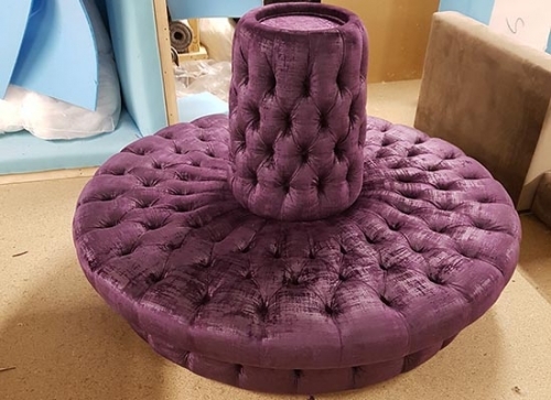 360º Bespoke Purple Sofa