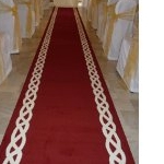 Rope Red Wedding Aisle Carpet Runner P328 4068 Thumb